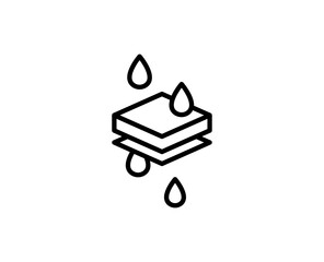 Water line icon