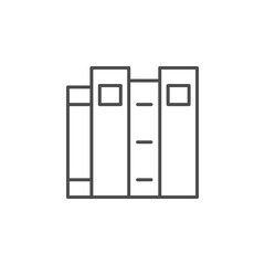Book line icon or education concept