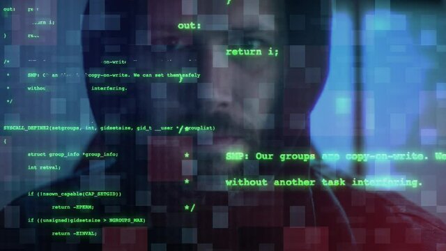 Hacker Cyber Angriff