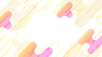 ピンクとオレンジのネオンカラーグラデーションデジタル背景