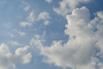 blue sky with clouds