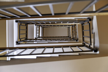 Interior stairs in building