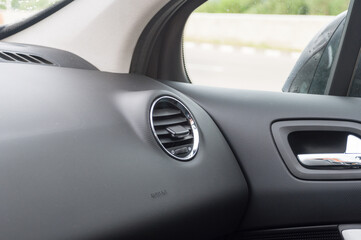 Obraz na płótnie Canvas the interior of the car. a close-up view of the details of the car interior.