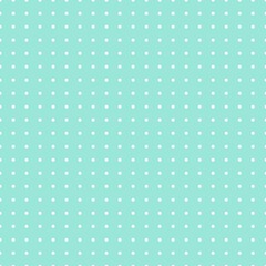 Green and white Polka Dot seamless pattern. Vector background.