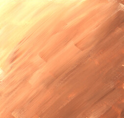 hand drawn terracotta gouache abstract background