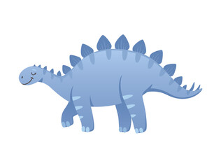 Stegosaurus Cartoon Icon