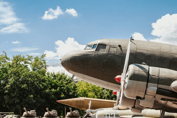 airplane in parking 