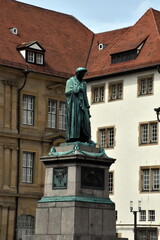 Schillerplatz im Zentrum von Stuttgart