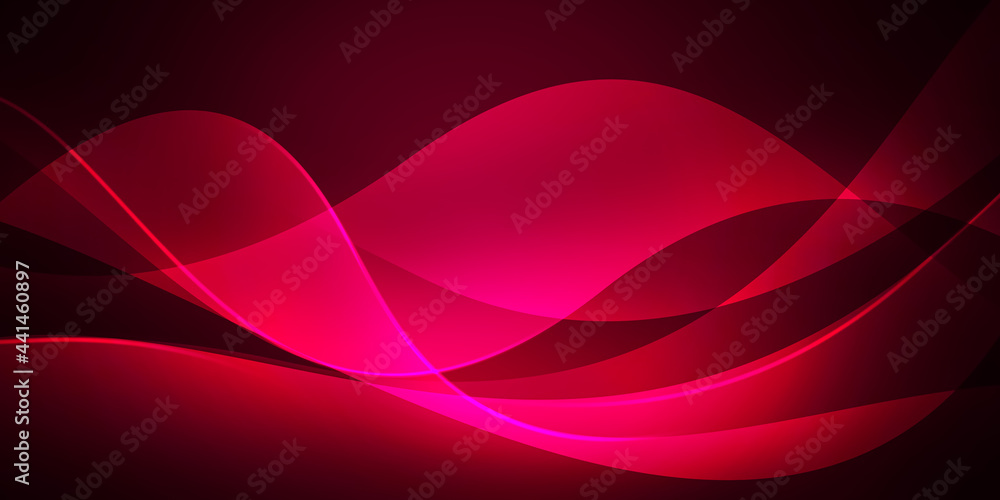 Poster new red abstract shapes modern background wallpaper. dark red and pink gradient combination backdrop