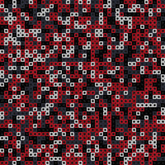 Abstract Geometric Pattern generative computational art illustration