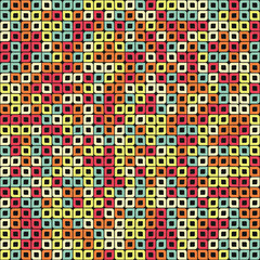 Abstract Geometric Pattern generative computational art illustration