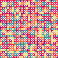 Abstract Geometric Pattern generative computational art illustration