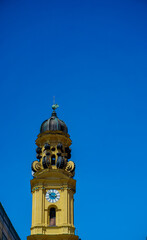 Fototapeta na wymiar Theatine Church in the city of Munich, Bavaria, Germany.