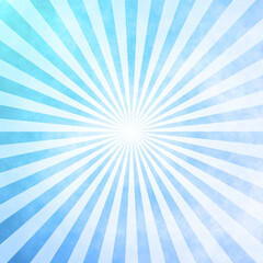 Blue and white Sunburst Pattern Background. Rays. Sunburst background. Blue and white radial background.	