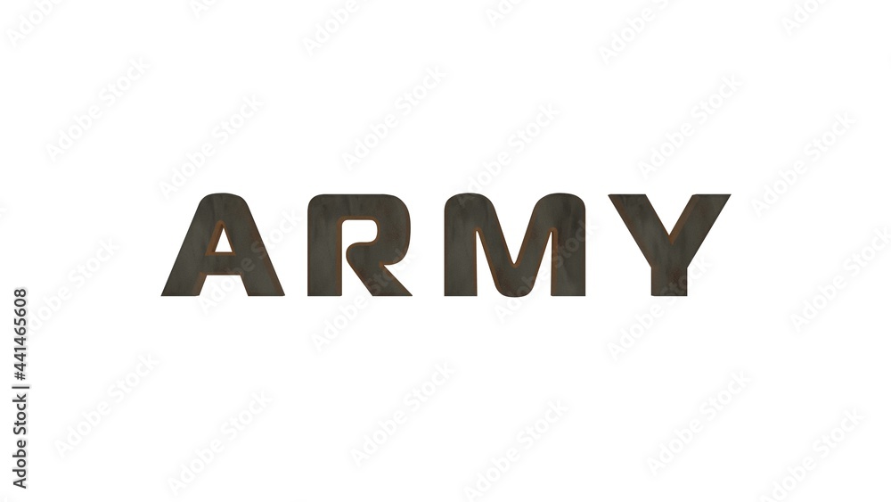 Poster gray 3d text 