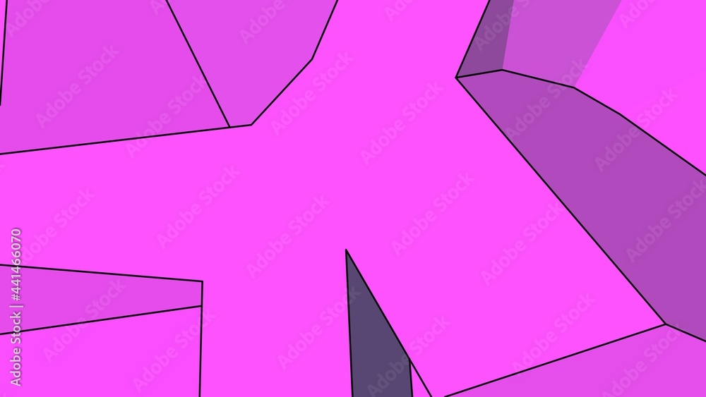 Poster pink abstract background of lines and planes. desktop wallpaper. screensaver. rendering an image.