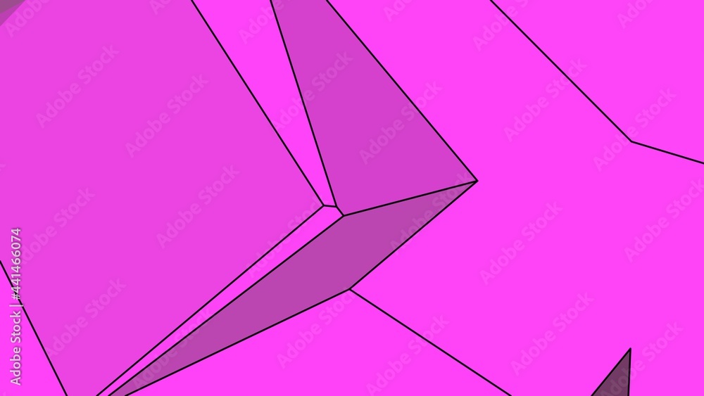 Poster pink abstract background of lines and planes. desktop wallpaper. screensaver. rendering an image.