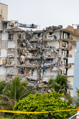 Collapse of champlain towers Miami Surfside June 24 2021