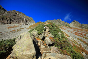 Karasawa curl, Mt.Hotaka, 秋の涸沢カール