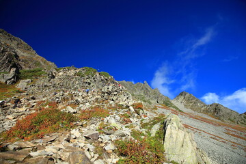 Karasawa curl, Mt.Hotaka, 秋の涸沢カール