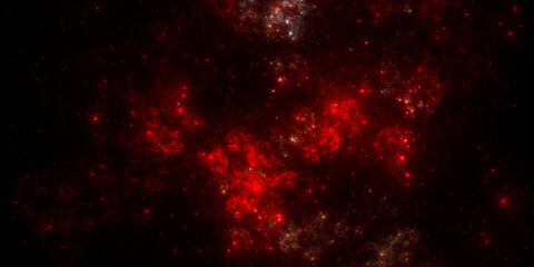 Banner Star field background . Starry outer space background texture . Colorful Starry Night Sky Outer Space background. 3D illustration
