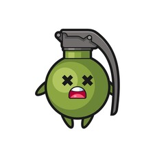 the dead grenade mascot character