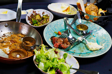 food waste, mostly seeing in hotels and party events.considering as a social issue