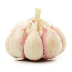 garlic isolated on white background