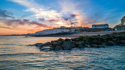 Obraz premium sunset over the sea
