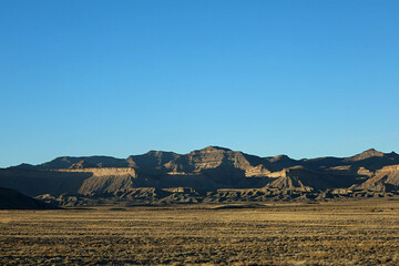 landscape of the mountains