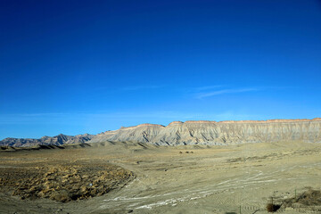 landscape in the desert
