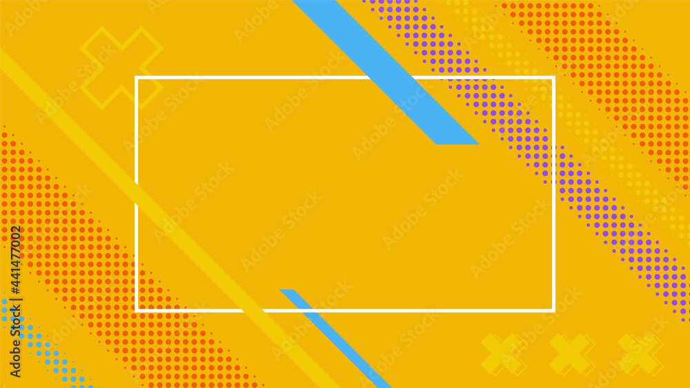 Aufkleber minimal geometric background. dynamic shapes composition. vector background