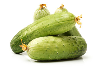 cucumber isolated on white background