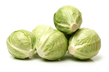 cabbage isolated on white background