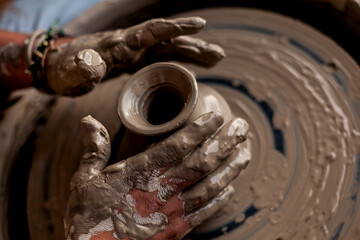hands of a potter