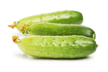 cucumber isolated on white background