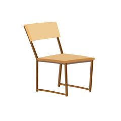 Isolated elegant chair icon Home decoration