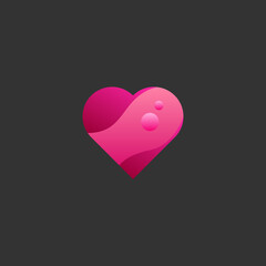 Love Icon Logo Design Vector