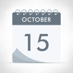 October 15 - Calendar Icon