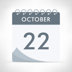 October 22 - Calendar Icon
