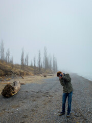 Foggy photographer