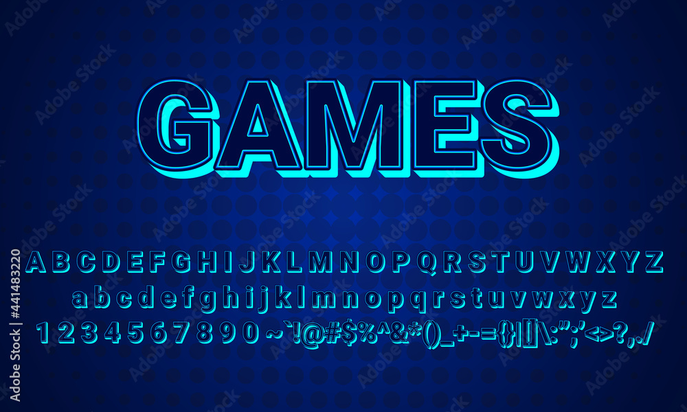 Poster modern editable text style effect. editable font style. vector illustration