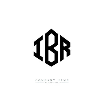 IBR letter logo design with polygon shape. IBR polygon logo monogram. IBR cube logo design. IBR hexagon vector logo template white and black colors. IBR monogram. IBR business and real estate logo. 