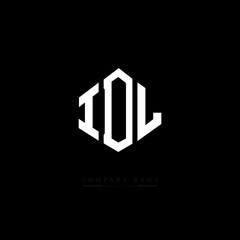 IDL letter logo design with polygon shape. IDL polygon logo monogram. IDL cube logo design. IDL hexagon vector logo template white and black colors. IDL monogram. IDL business and real estate logo. 