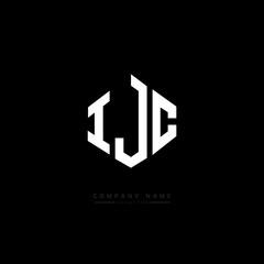IJC letter logo design with polygon shape. IJC polygon logo monogram. IJC cube logo design. IJC hexagon vector logo template white and black colors. IJC monogram. IJC business and real estate logo. 