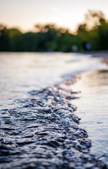 Fototapeta premium Bubbles in the wave