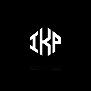IKP letter logo design with polygon shape. IKP polygon logo monogram. IKP cube logo design. IKP hexagon vector logo template white and black colors. IKP monogram. IKP business and real estate logo. 