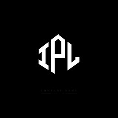 IPL letter logo design with polygon shape. IPL polygon logo monogram. IPL cube logo design. IPL hexagon vector logo template white and black colors. IPL monogram. IPL business and real estate logo. 