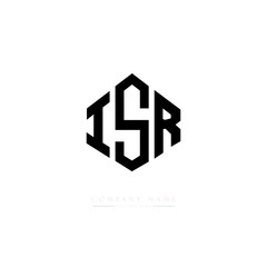 ISR letter logo design with polygon shape. ISR polygon logo monogram. ISR cube logo design. ISR hexagon vector logo template white and black colors. ISR monogram. ISR business and real estate logo. 