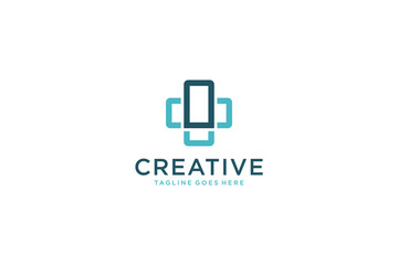 Letter O Cross Sign Medical Logo Health Symbol Pharmacy Icon. Flat Vector Logo Design Template Element.